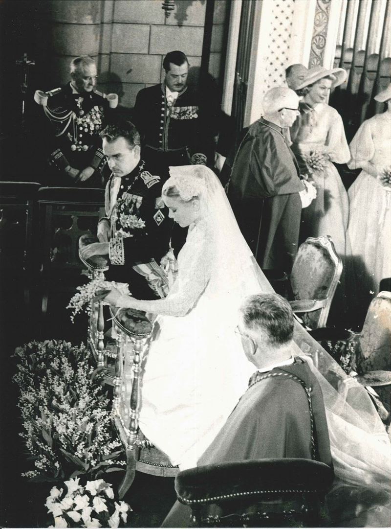 Il matrimonio Grace - Ranieri, 18/04/1956  - Asta C'era una volta a Hollywood - Cambi Casa d'Aste