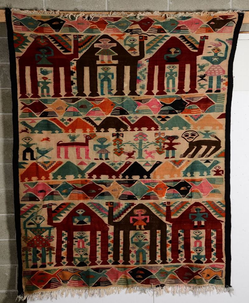 Kilim Bessarabia XX secolo  - Auction Furnitures, Paintings and Works of Art - Cambi Casa d'Aste
