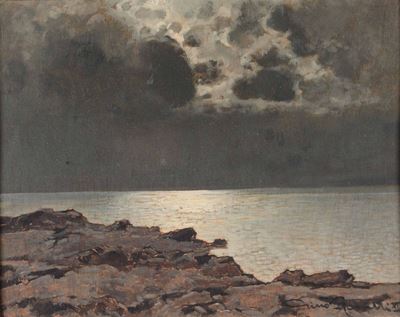Gino Romiti (1881-1967)marina Notturna