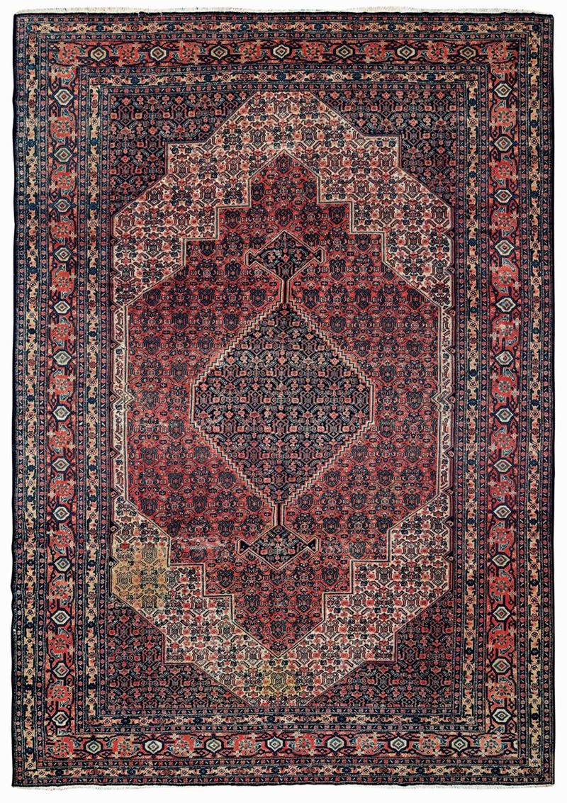 Tappeto Sennhe, Persia inizio XX secolo  - Auction Fine Carpets and Rugs - Cambi Casa d'Aste