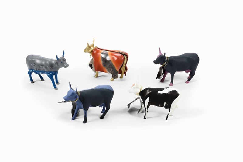 Artisti Vari : Cow parade  - Asta Rari e curiosi oggetti da una collezione romana | Asta a Tempo - Cambi Casa d'Aste