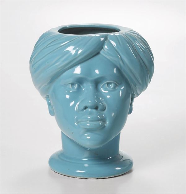 A P. Fornasetti, Head of Moor vase, Italy