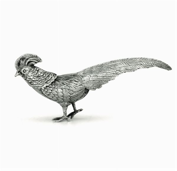 A silver rooster, Italy (?), 1900s