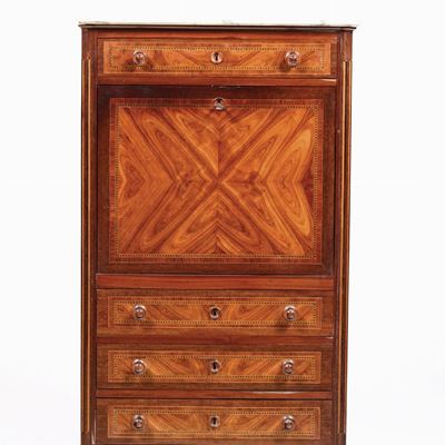 Secretaire Lastronato, XIX Secolo