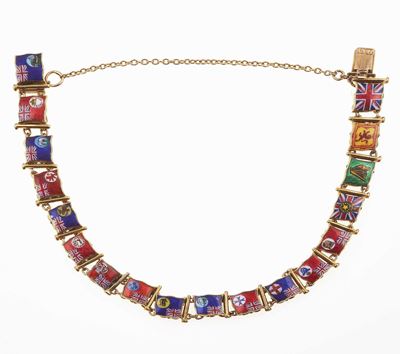 Bracciale Â€œbandiereâ€ Smalti Policromi