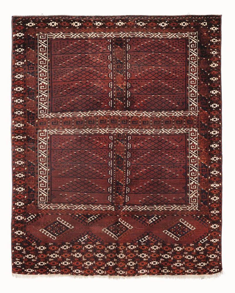 Ensi Kizil-Ayak, Turkestan occidentale fine XIX secolo  - Auction antique rugs - Cambi Casa d'Aste