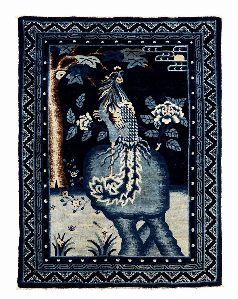 Tappeto Pautou, Cina fine XIX inizio XX secolo  - Auction Fine Art - Cambi Casa d'Aste