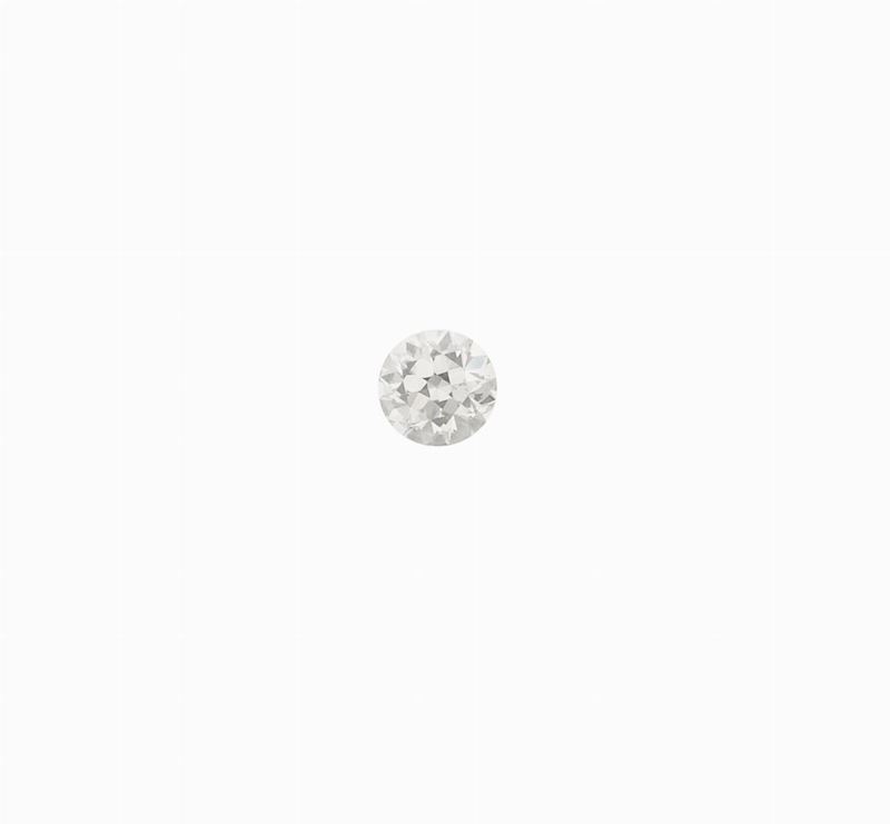 Old-cut diamond weighing 4.79 carats. Gemmological Report R.A.G. Torino n. DV19120  - Auction Fine Jewels  - Cambi Casa d'Aste
