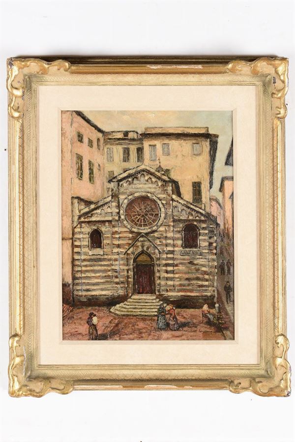 Ettore Morteo (Alassio 1874 - Genova 1939), attribuito a Chiesa di San Matteo