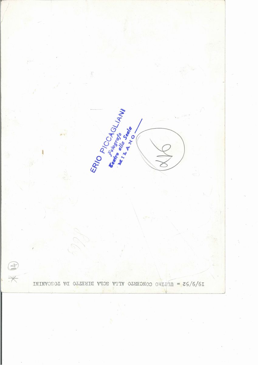 Erio Piccaglianiultimo Concerto alla Scala Diretto da Toscanini, 19/09/1952