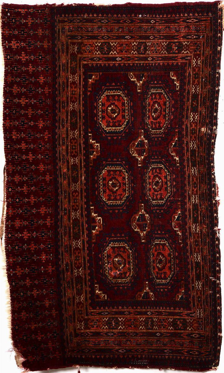 Sacca Salor, Turkestan occidentale inizio XX secolo  - Auction Carpets - Time Auction - Cambi Casa d'Aste