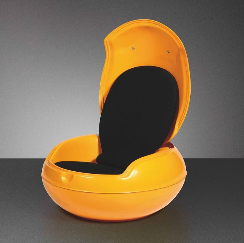 P. Ghyczy, a concealed seat armchair, Germany  - Auction Design Lab - Cambi Casa d'Aste