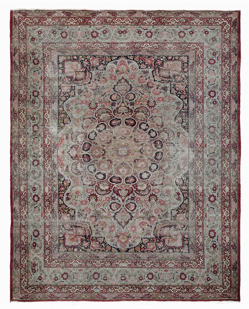Tappeto Kirman Laver, Persia fine XIX secolo  - Auction antique rugs - Cambi Casa d'Aste