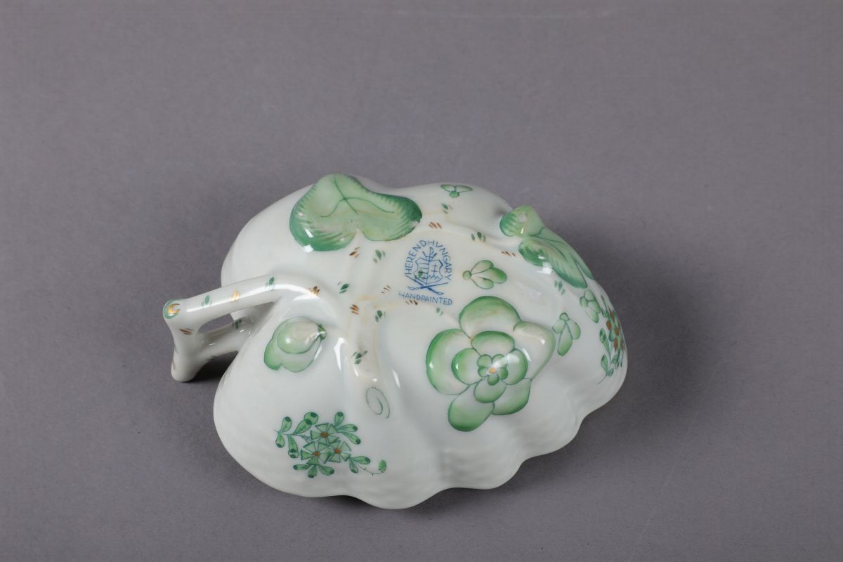Servizio da Caffè Tête-à-tête “indian Basket Green” Herend, 1980 Circa