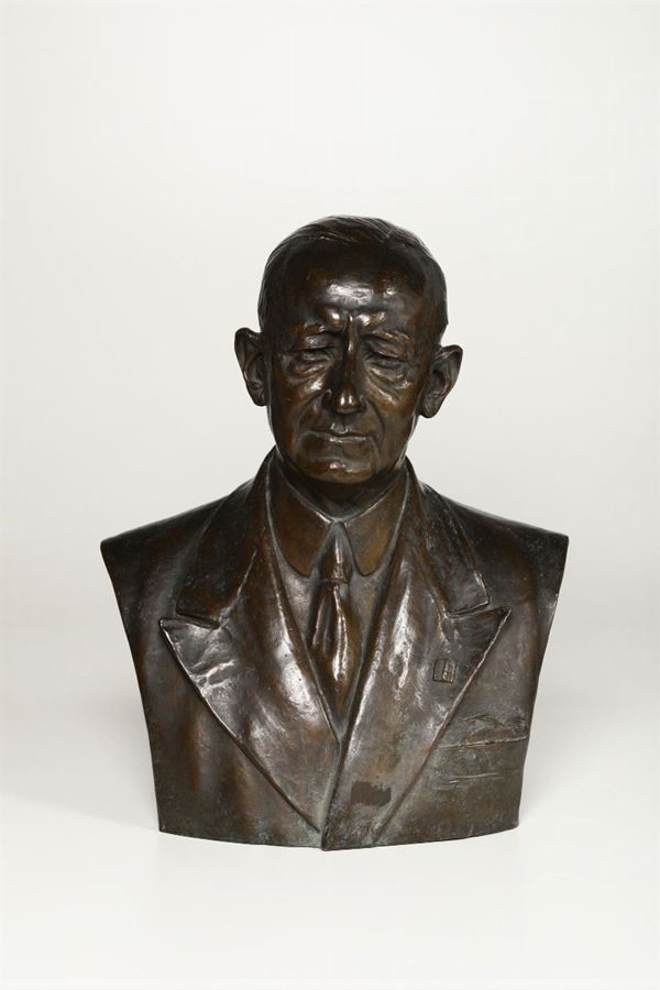 Donatello Gabbrielli (1884 - 1955) Busto di Guglielmo Marconi, 1937