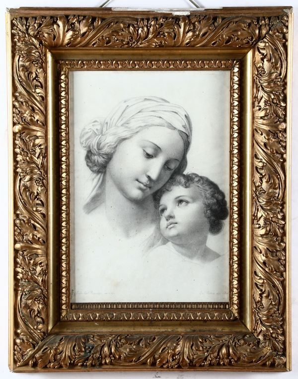 Enrico Bottoni (XIX-XX secolo) Madre con bimbo