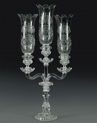 Candelabro Francia, Manifattura Baccarat, XX Secolo