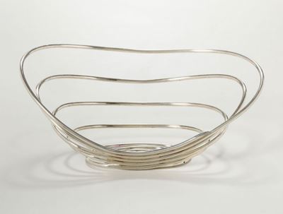 Centrotavola Metallico a Spirale Firmato Sabatini