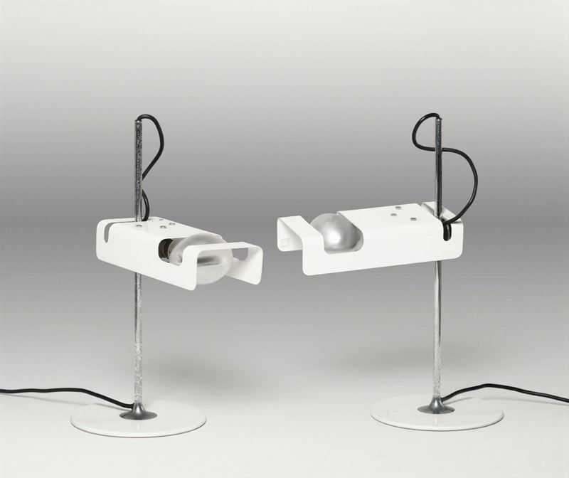 Two J. Colombo, mod. 291 Spider table lamps, Italy  - Auction Design - Cambi Casa d'Aste