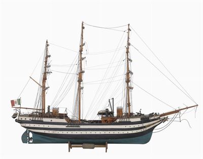 Modellino Dell'amerigo Vespucci. Italia Metà XX Secolo