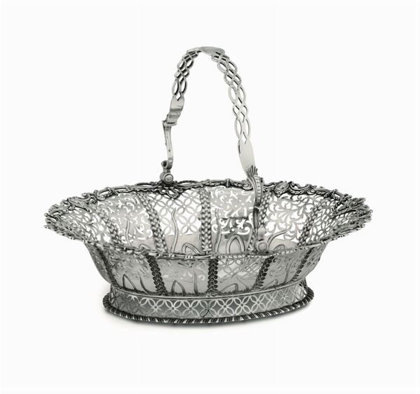 A silver basket, London, 1771