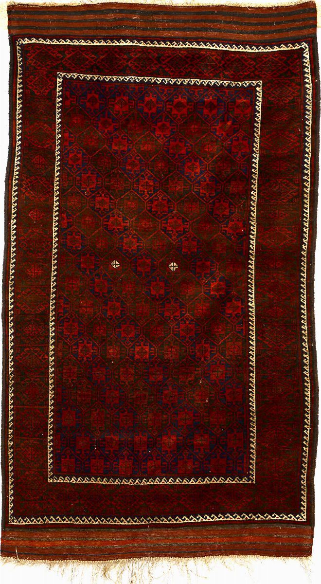 Tappeto Baluc inizio XX secolo  - Auction Carpets - Time Auction - Cambi Casa d'Aste