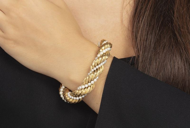 Tiffany & Co. Bracciale con perle  - Asta Fine Jewels - Cambi Casa d'Aste