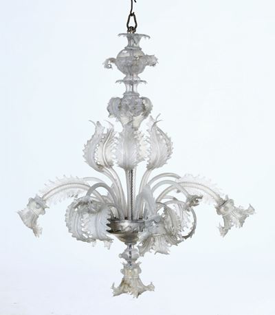Lampadario in Vetro