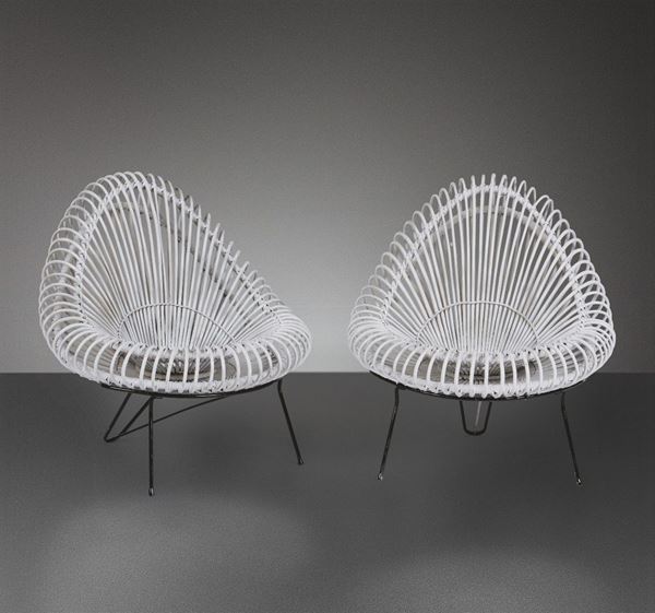 J. Abraham & D. Jan Rol, two armchairs, Holland