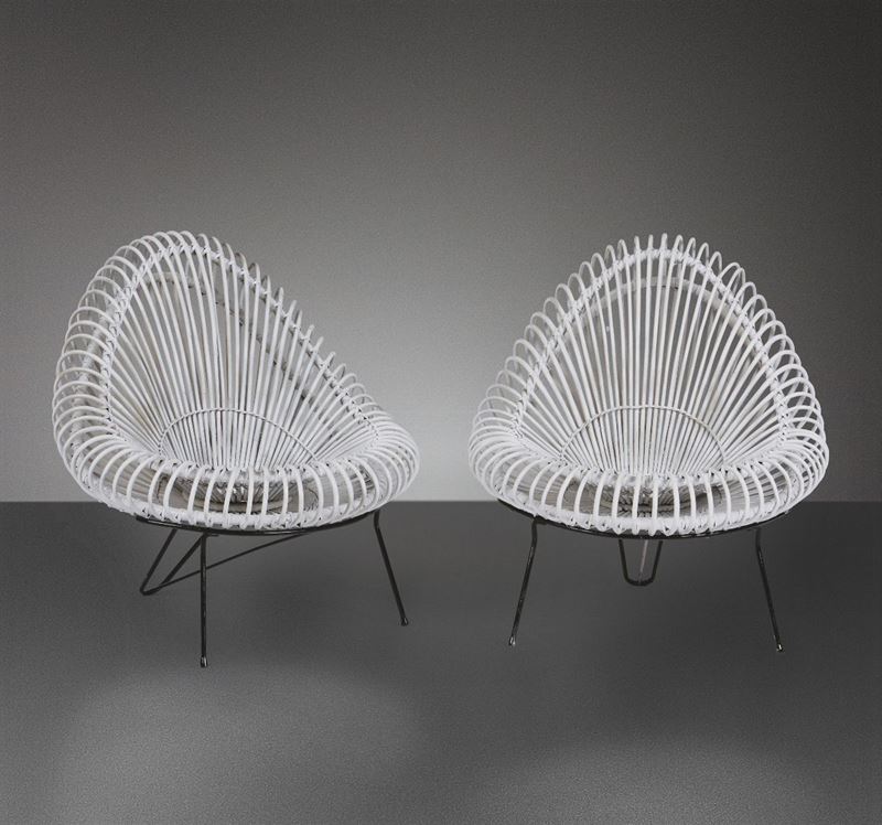 J. Abraham & D. Jan Rol, two armchairs, Holland  - Auction Design - Cambi Casa d'Aste