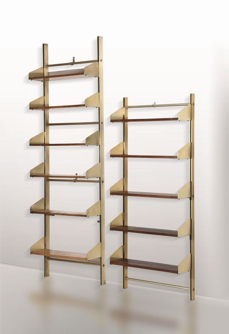 Two Feal, bookcases, italy, 1960s ca.  - Auction Design - Cambi Casa d'Aste