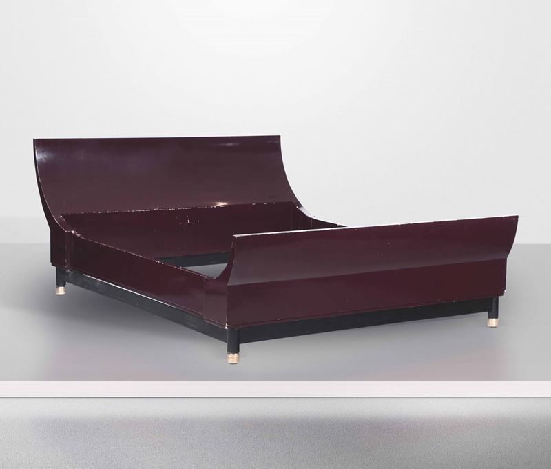 A bed, Italy, 1950s  - Auction Twentieth-century furnishings | Time Auction - Cambi Casa d'Aste