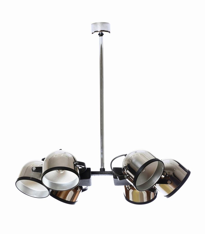 G. Aulenti, a pendant lamp, Italy, 1970s, 74x83cm  - Auction Design - Cambi Casa d'Aste