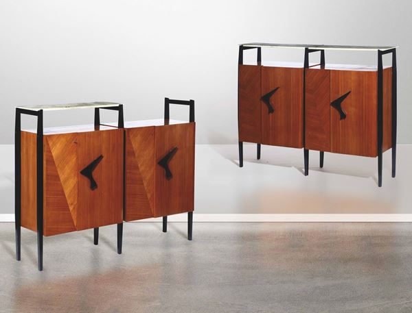 Two sideboards, Italy, 1950s