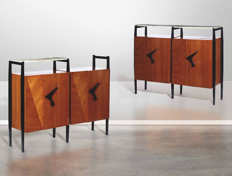 Two sideboards, Italy, 1950s  - Auction Design - Cambi Casa d'Aste