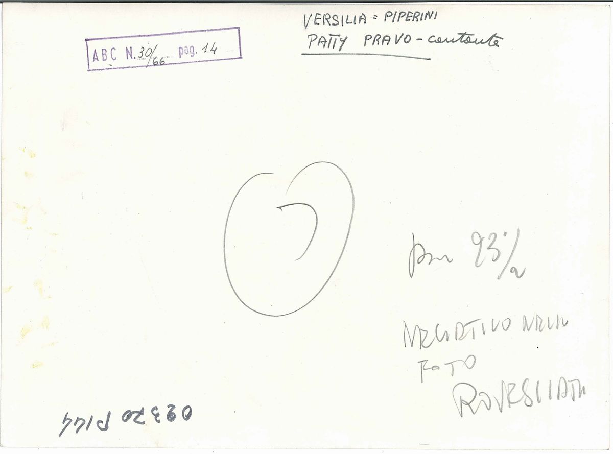 Patty Pravo Cantante Versilia: Piperini