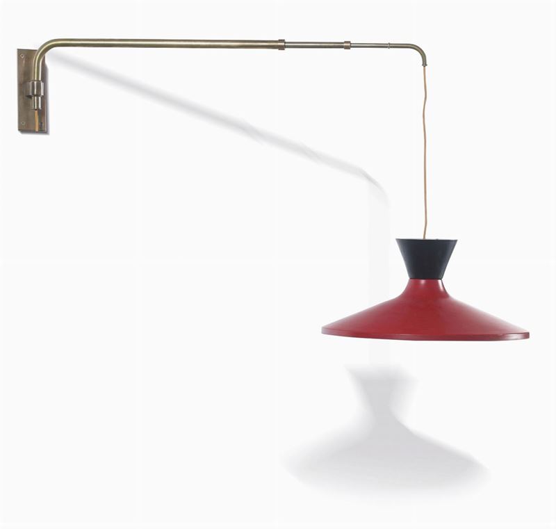 An extendible tilting lamp, Italy, 1950s  - Auction Design - Cambi Casa d'Aste