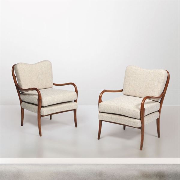 Two armchairs, Italy, 1940s