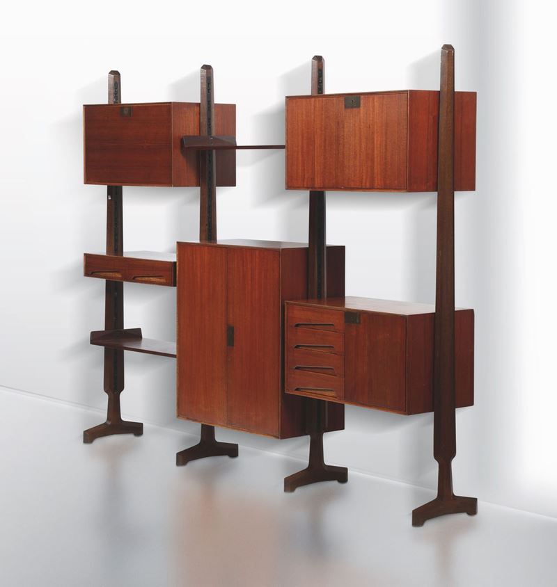 Dassi, a bookcase, Italy, 1950s  - Auction Design - Cambi Casa d'Aste