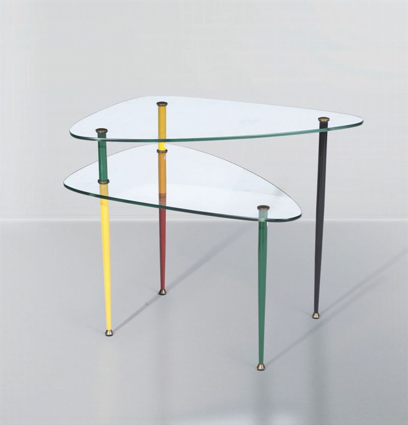 An E. Paoli, mod. Arlecchino small table, Italy  - Auction Design - Cambi Casa d'Aste