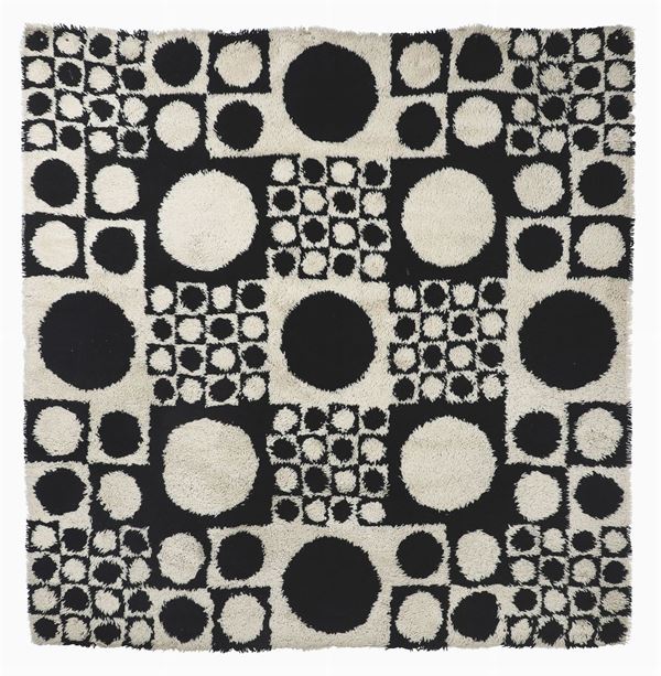 A V. Panton, Geometry 1 rug, Denmark, 1960s ca.