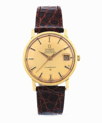 Omega - Elegante Orologio da Polso in Oro Giallo Risalente agli Anni '60.