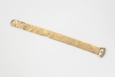 Bracciale a Fibbia con Piccoli Diamanti