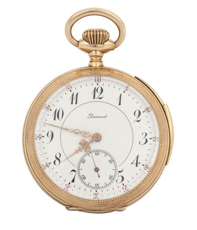 Dunand - Ref. 130175 Orologio da Tasca in Oro Giallo 14k.