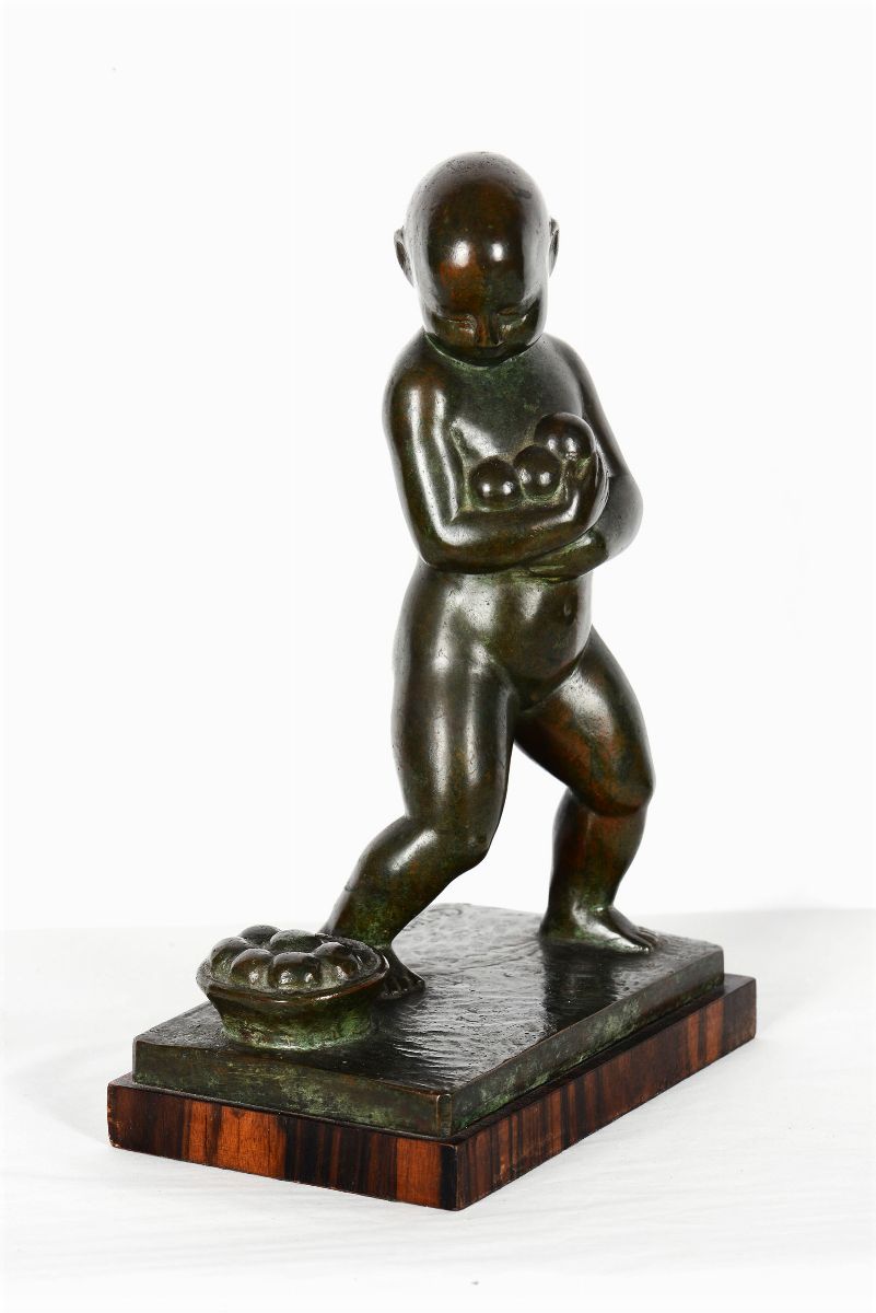 Rodolfo Castagnino (1893-1978)bambino con Frutta