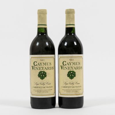 Caymus Vineyards, Cabernet Sauvignon, 1985
