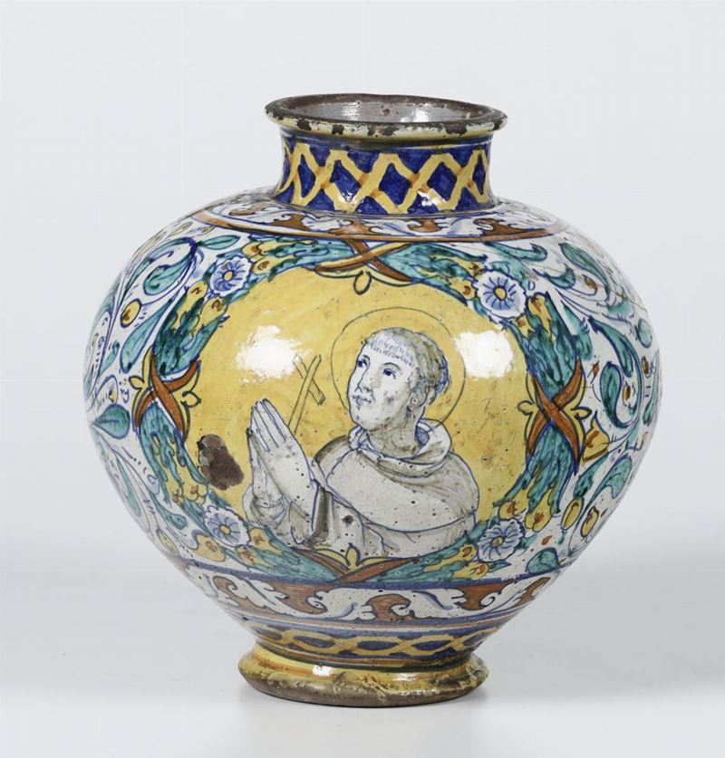 Boccia Probabilmente Sicilia, XX secolo  - Auction Ceramics - Timed Auction - Cambi Casa d'Aste