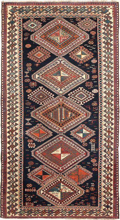 Tappeto caucasico Shirvan, fine XIX secolo  - Auction Carpets - Time Auction - Cambi Casa d'Aste