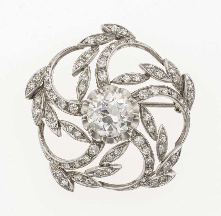 Old-cut diamond brooch  - Auction Fine Jewels  - Cambi Casa d'Aste