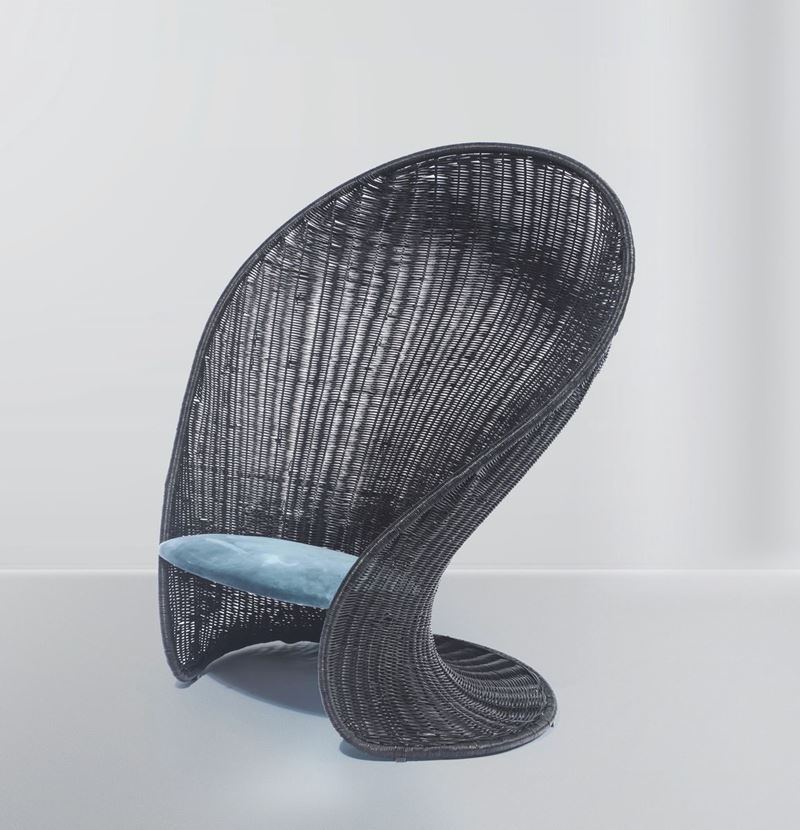G. Travasa, a mod. Foglia armchair, Italy, 1969  - Auction Design - Cambi Casa d'Aste